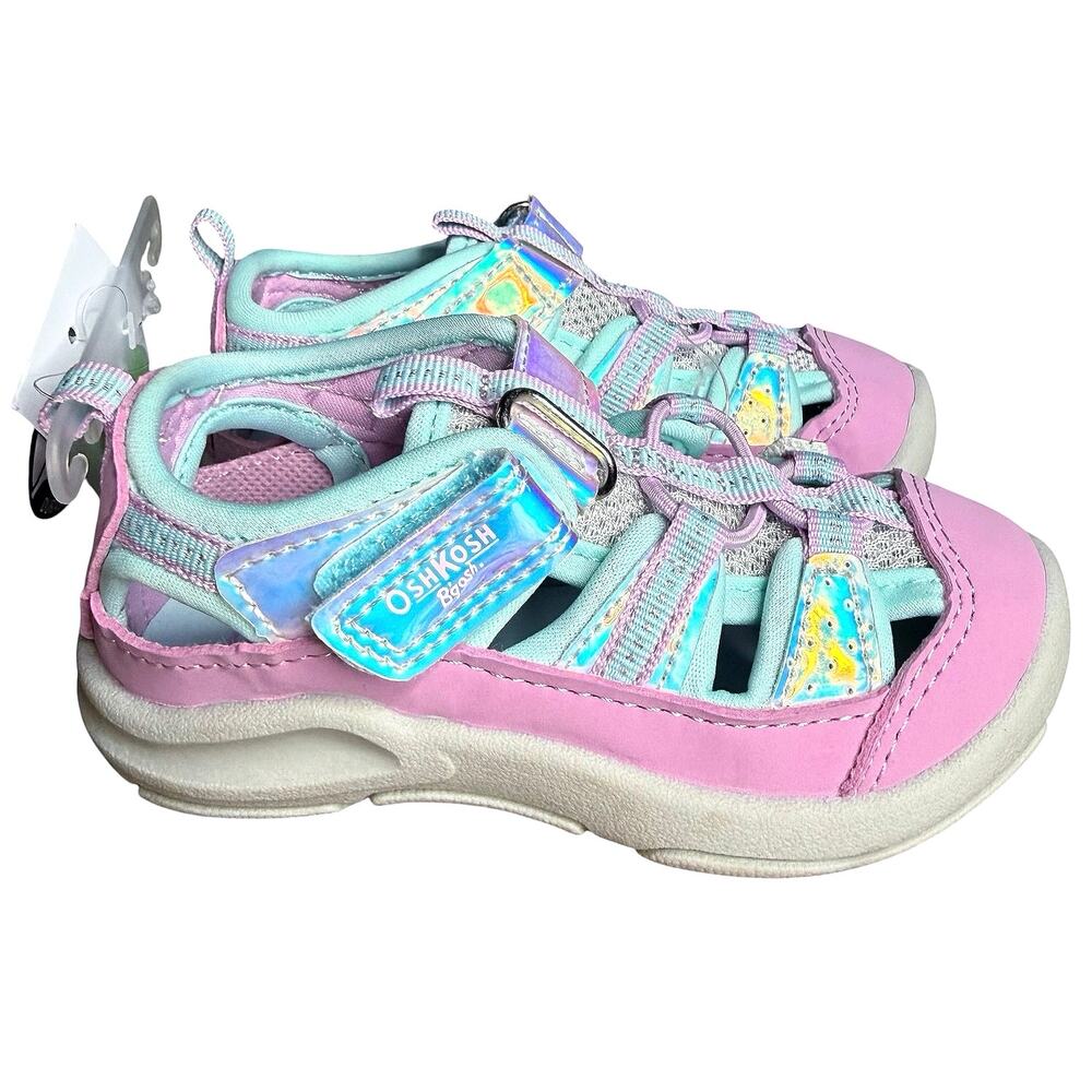Osh Kosh B’gosh Girls 6 Flexible Outsole Bump Toe Sandals New With Tags Lavender